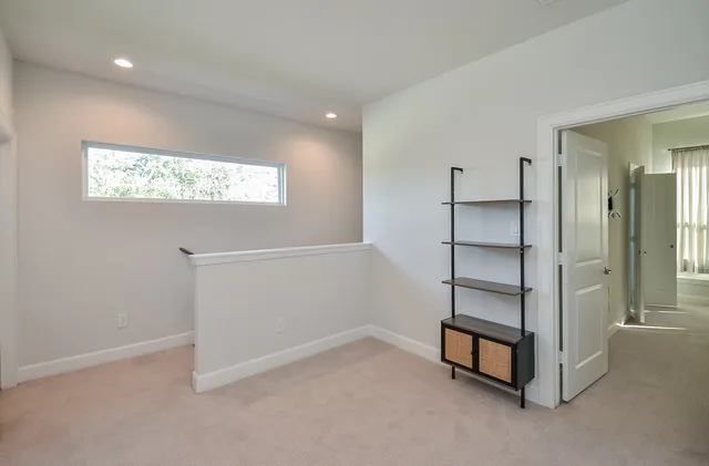 a view of an empty room