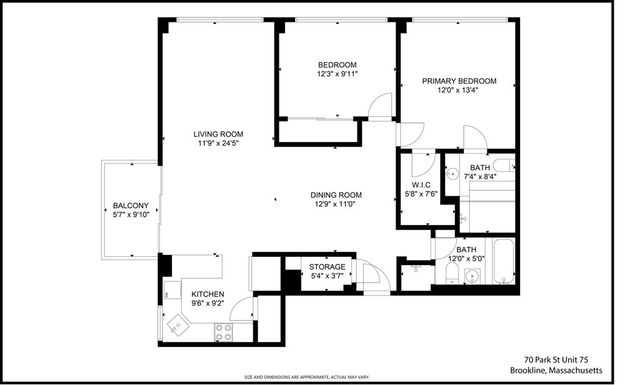 $1,250,000 | 70 Park Street, Unit 75, Brookline, MA 02446