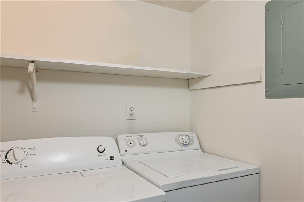 201 Lenox Way Northeast Atlanta, GA 30324 - Photo 14 of 15 a utility room with dryer and washer