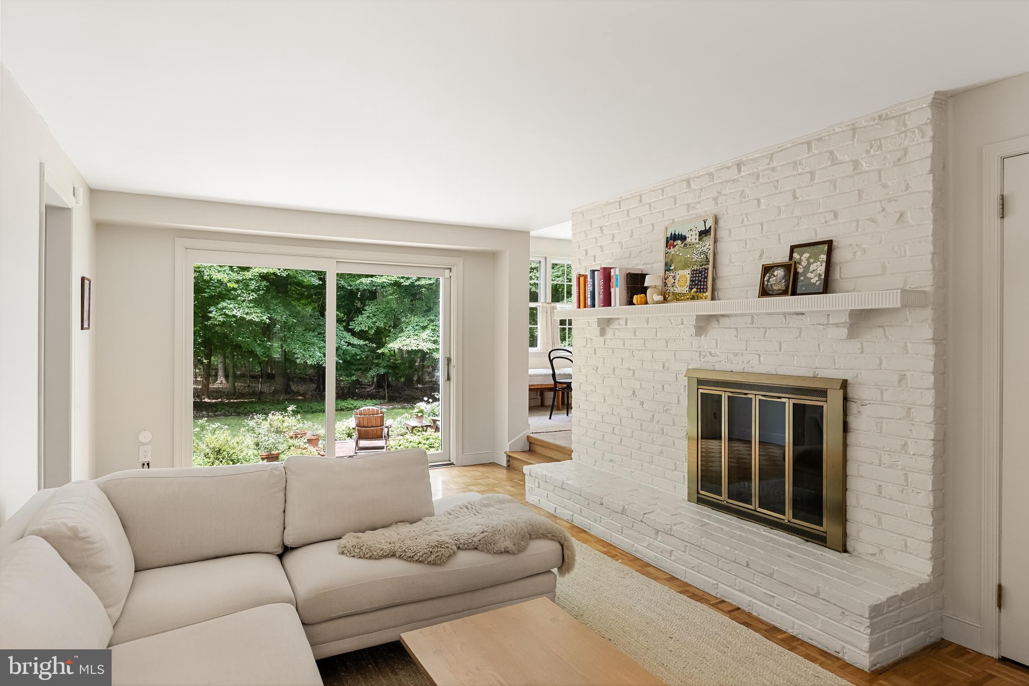 118 Barcroft Drive Cherry Hill, NJ 08034 - Photo 31 of 75 a living room with furniture and a fireplace