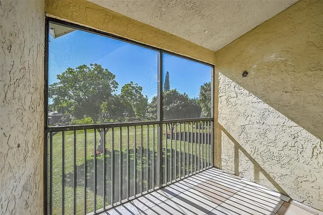 a view of balcony with staircase