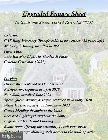 $629,900 | 16 Gladstone Street, Forked River, NJ 08731