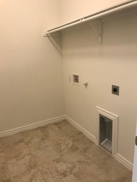 8089 Rabbit Drive Frisco, TX 75034 - Photo 7 of 37 Washroom with gas dryer hookup, hookup for a washing machine, and electric dryer hookup