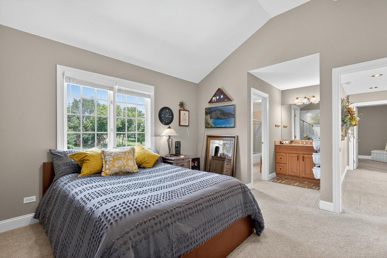 4210 Jacqueline Lane Crystal Lake, IL 60014 - Photo 24 of 48 a bedroom with a bed and a large window