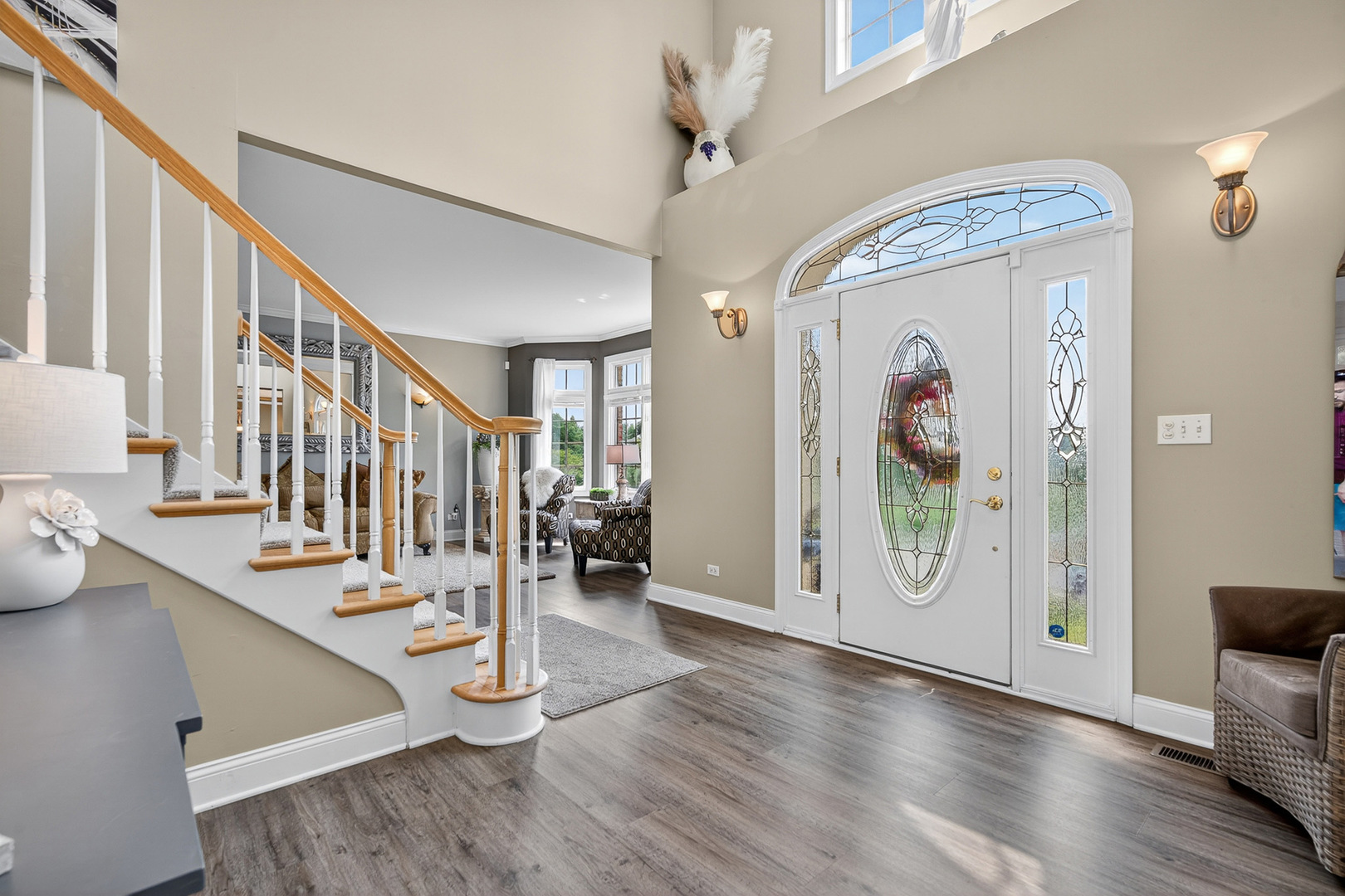 4210 Jacqueline Lane Crystal Lake, IL 60014 - Photo 4 of 48 a view of an entryway with wooden floor