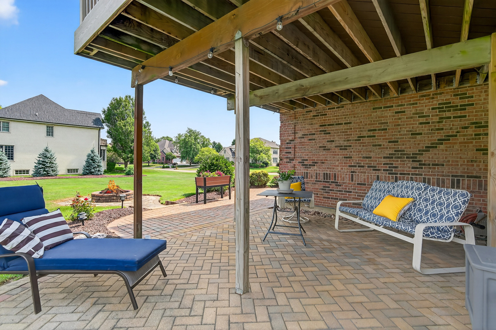 4210 Jacqueline Lane Crystal Lake, IL 60014 - Photo 41 of 48 a view of a chairs and table in patio with a barbeque grill