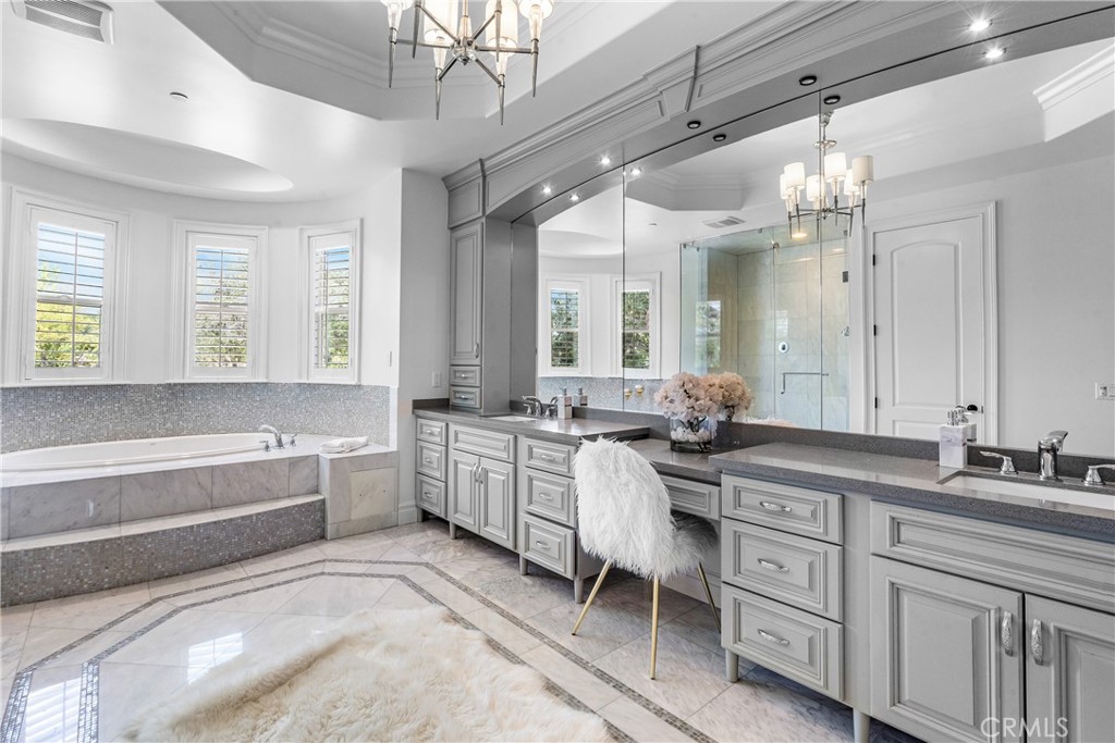 3255 Lombardy Road Pasadena, CA 91107 - Photo 27 of 69 master bathroom dual sinks with vanity