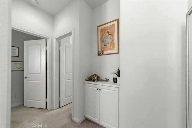 a room with storage and utility