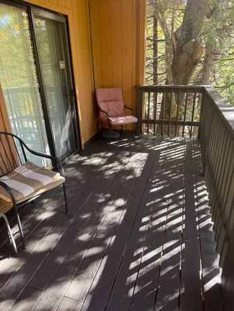 a view of a roof deck