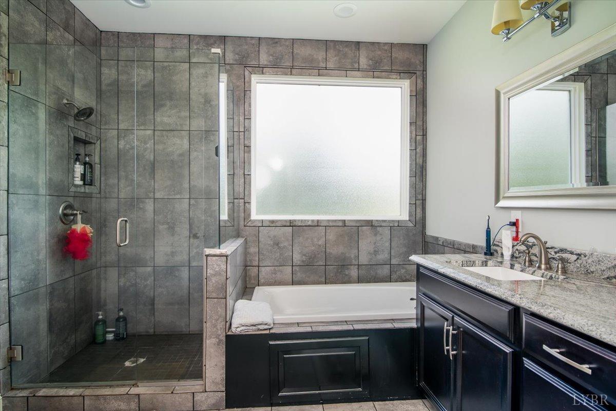 3816 Cottontown Road Forest, VA 24551 - Photo 23 of 53 Walk in tile shower in master plus tub