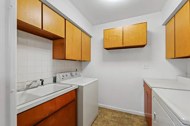 a bathroom with a sink and a vanity