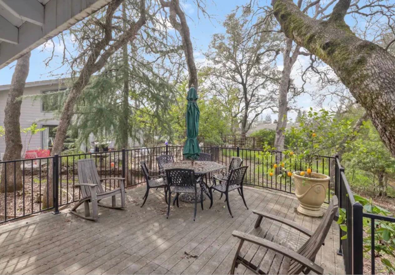 15044 Rio Circle Rancho Murieta, CA 95683 - Photo 39 of 50 a view of a patio with iron fence