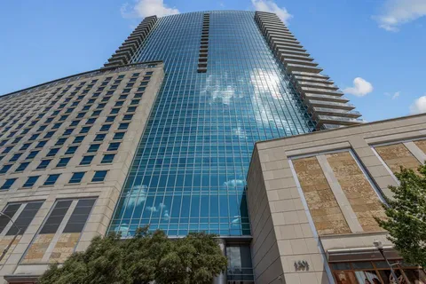 a view of a building entrance