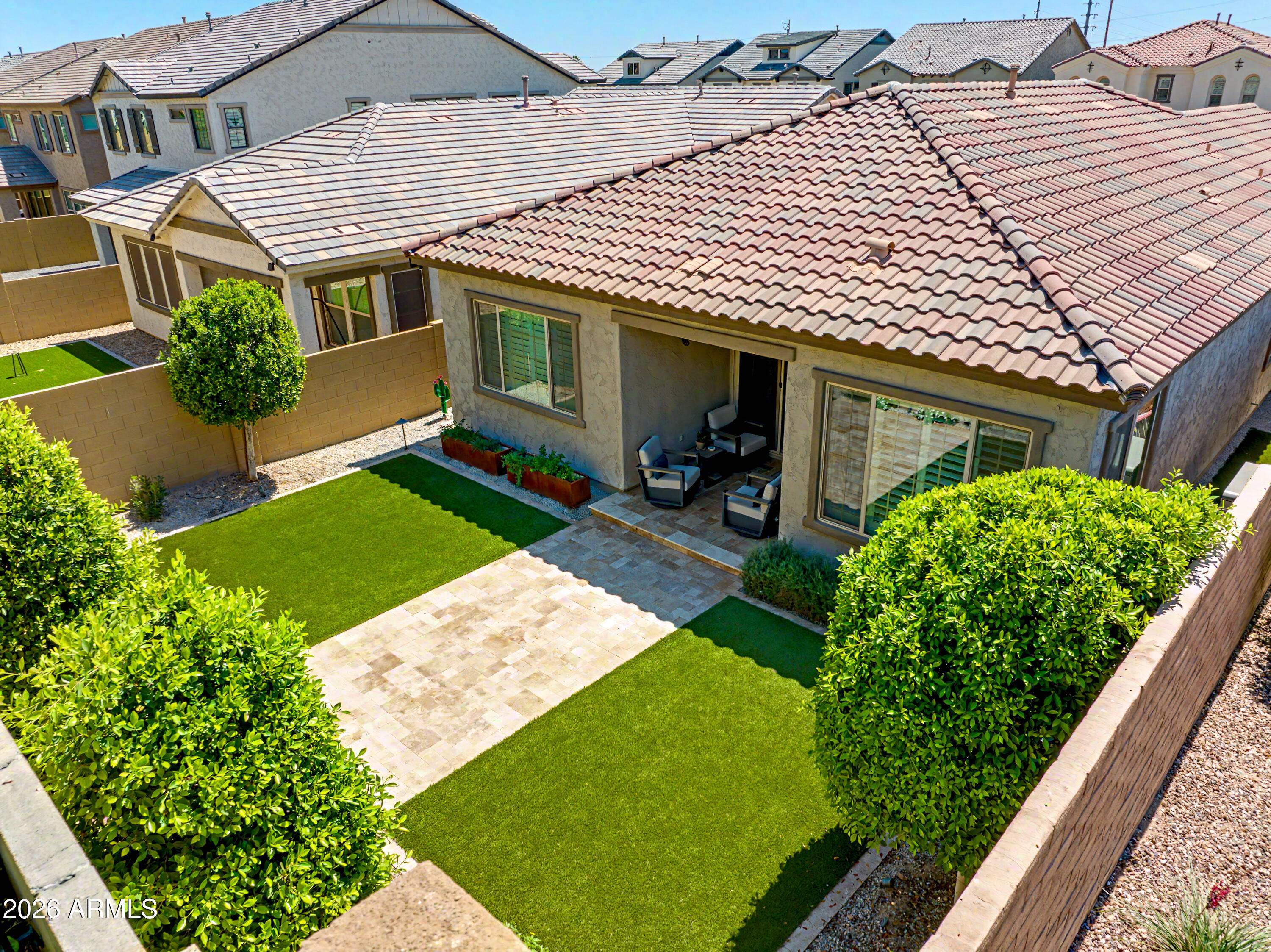 622 West Deer Creek Road Phoenix, AZ 85048 - Photo 34 of 39 a view of a house with a yard