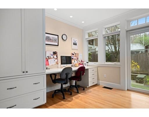 85 Griggs Road Brookline, MA 02446 - Photo 17 of 28 a view of a workspace with furniture and a window