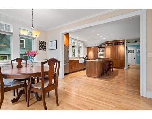 85 Griggs Road Brookline, MA 02446 - Photo 18 of 28 a view of a dining room with furniture and wooden floor
