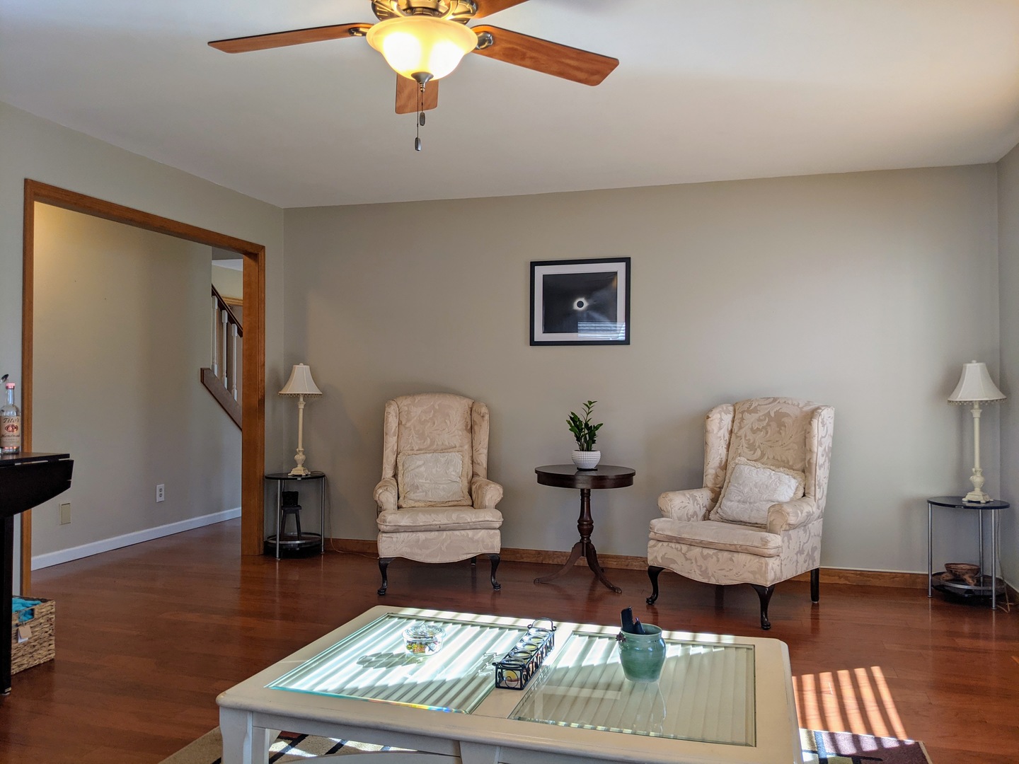 1409 Cobblefield Road Champaign, IL 61822 - Photo 13 of 73 a living room with furniture and a wooden floor