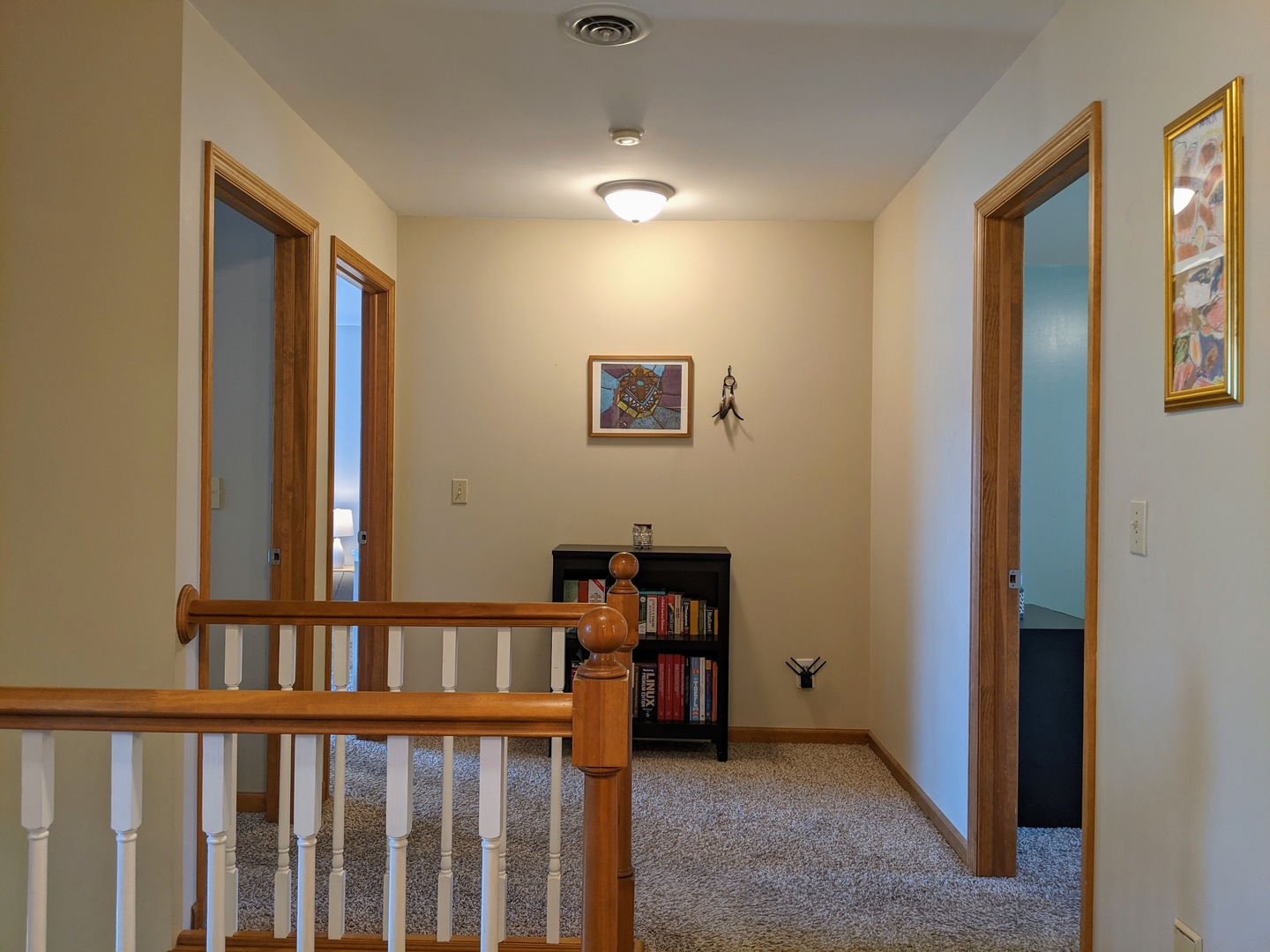 1409 Cobblefield Road Champaign, IL 61822 - Photo 36 of 73 a view of a hallway with workspace