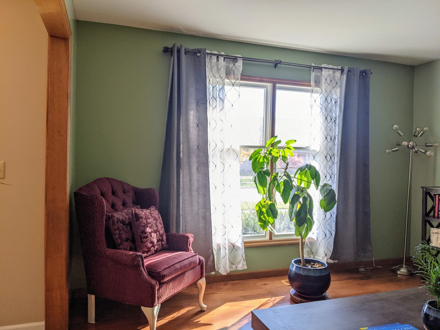 1409 Cobblefield Road Champaign, IL 61822 - Photo 6 of 73 a living room with furniture and a potted plant