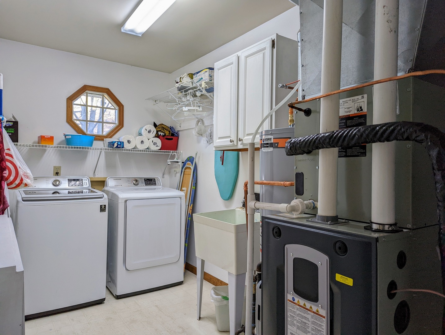 1409 Cobblefield Road Champaign, IL 61822 - Photo 60 of 73 a view of kitchen with washer and dryer