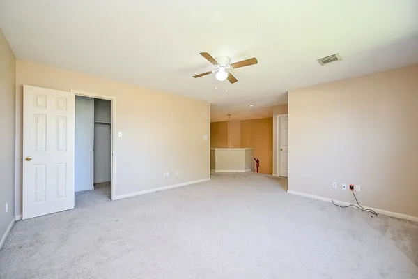 a view of an empty room