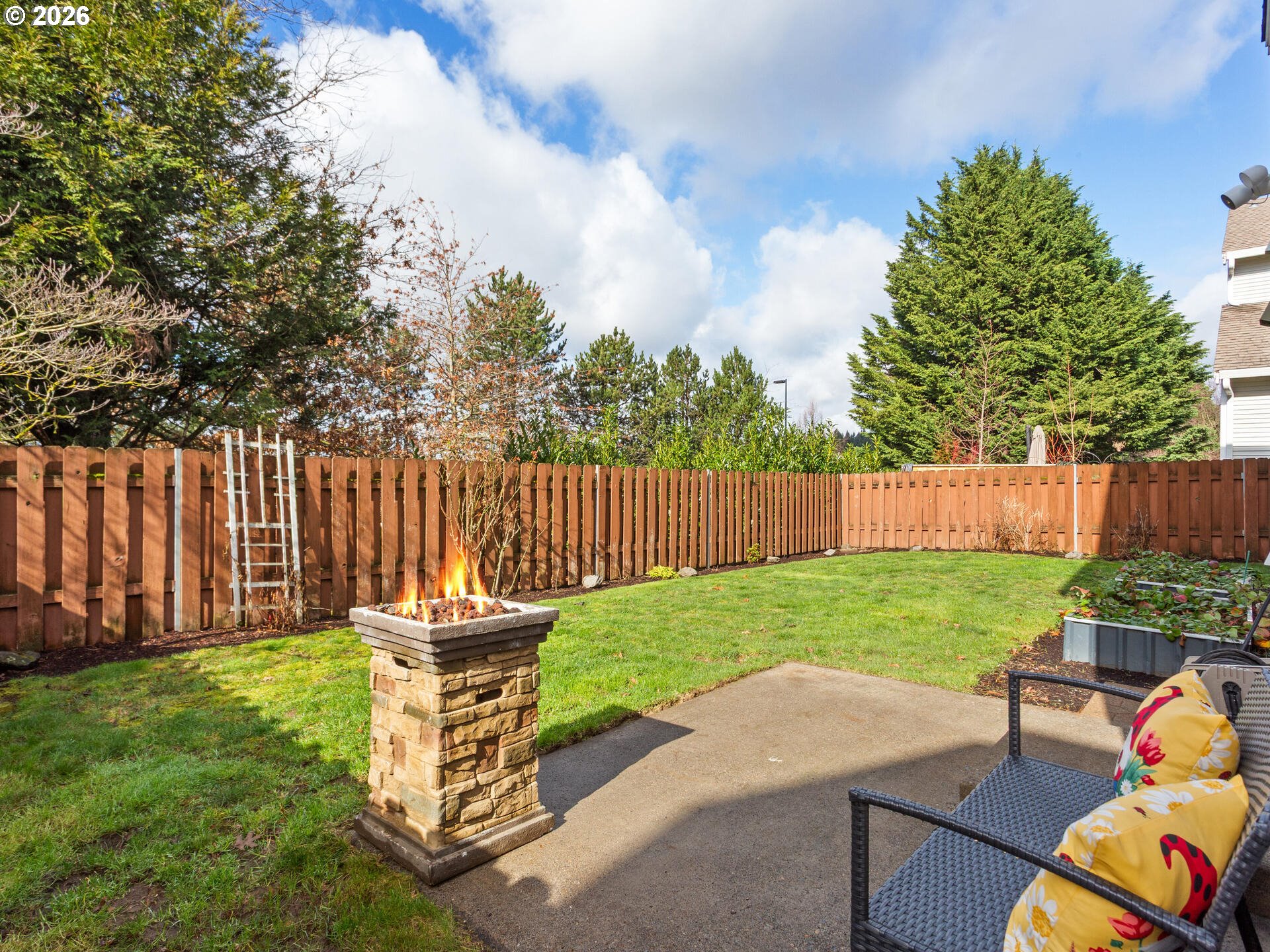 19200 Southeast 33rd Circle Camas, WA 98607 - Photo 31 of 43 a backyard of a house with table and chairs
