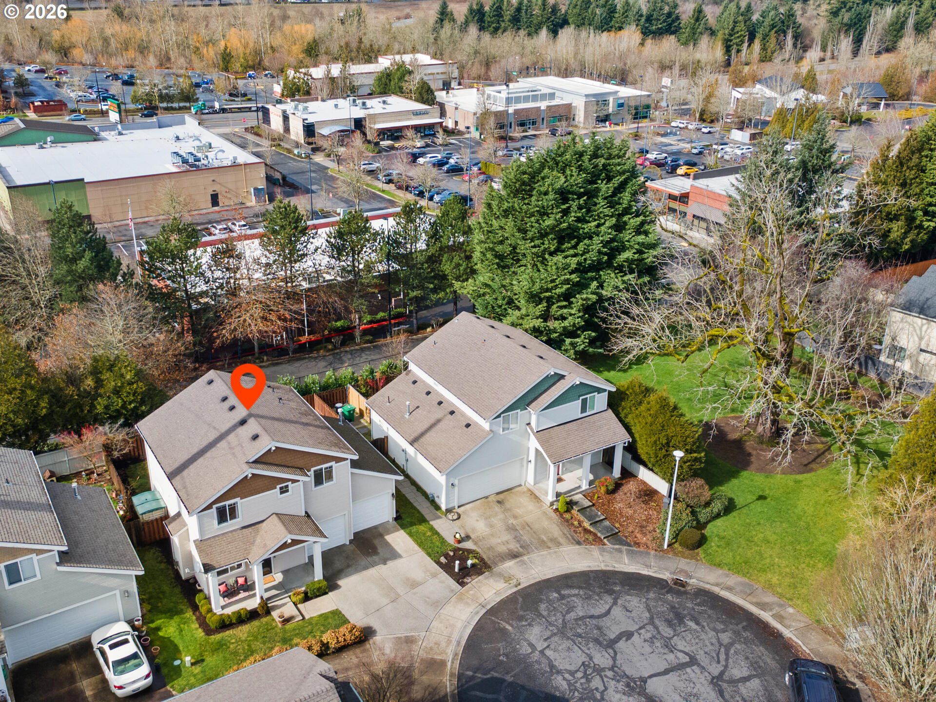 19200 Southeast 33rd Circle Camas, WA 98607 - Photo 36 of 43 an aerial view of multiple houses with yard