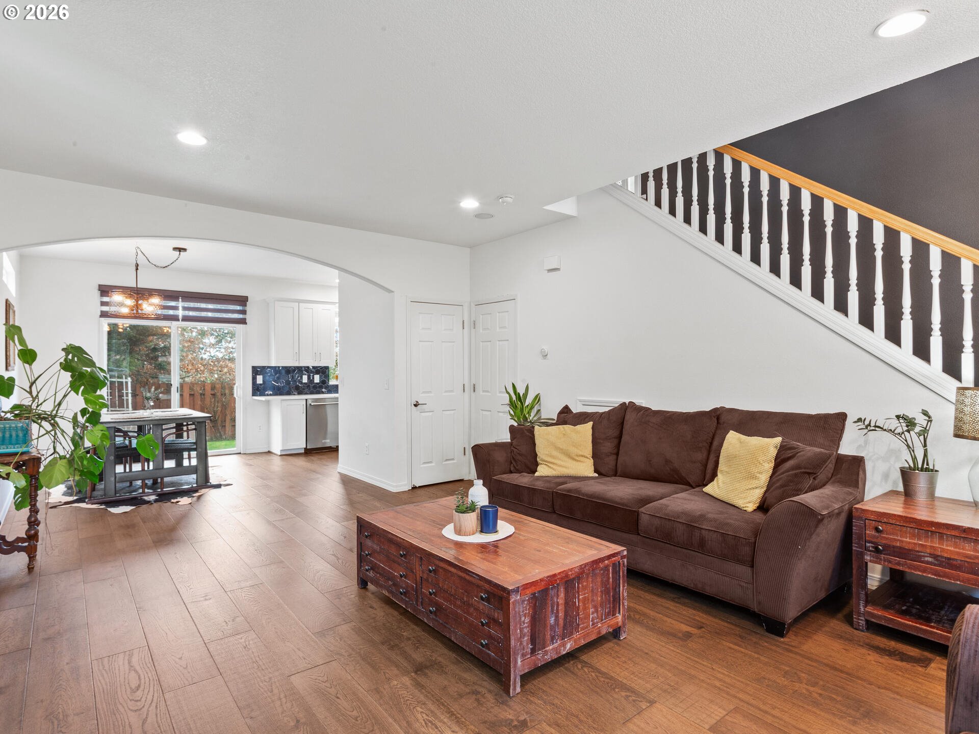 19200 Southeast 33rd Circle Camas, WA 98607 - Photo 5 of 43 a living room with furniture and wooden floor