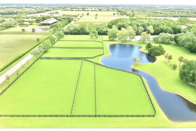 a view of a swimming pool and an ocean
