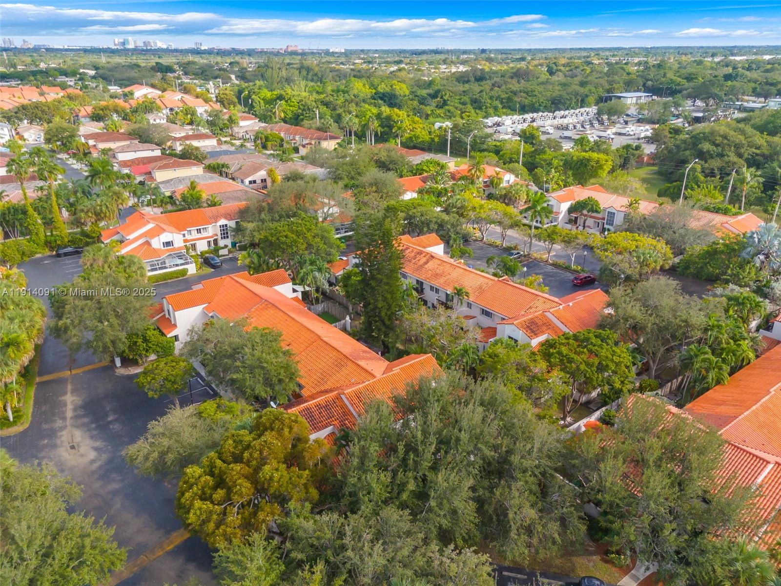 10930 Southwest 75th Street Miami, FL 33173 - Photo 30 of 34 an aerial view of residential houses with outdoor space
