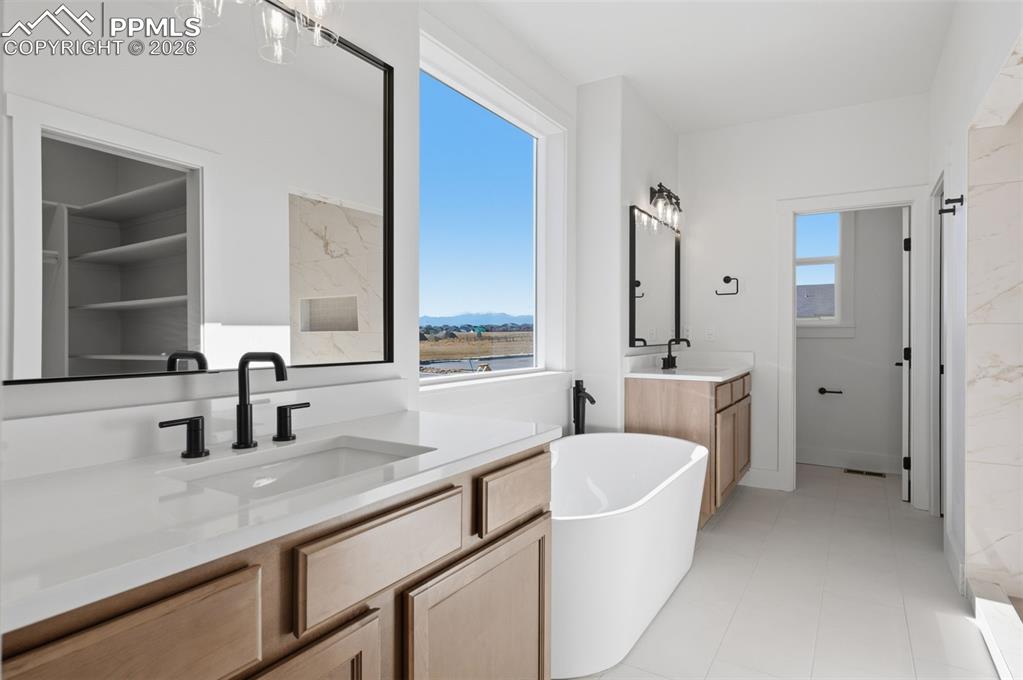 11293 Est Rdg Drive Peyton, CO 80831 - Photo 16 of 50 a bathroom with a sink and a bathtub
