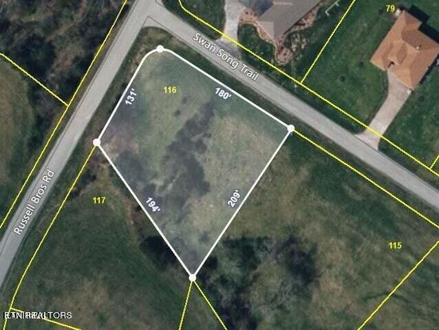 116 Russell Brothers Road Sharps Chapel, TN 37866 - Photo 3 of 9 Lot Map