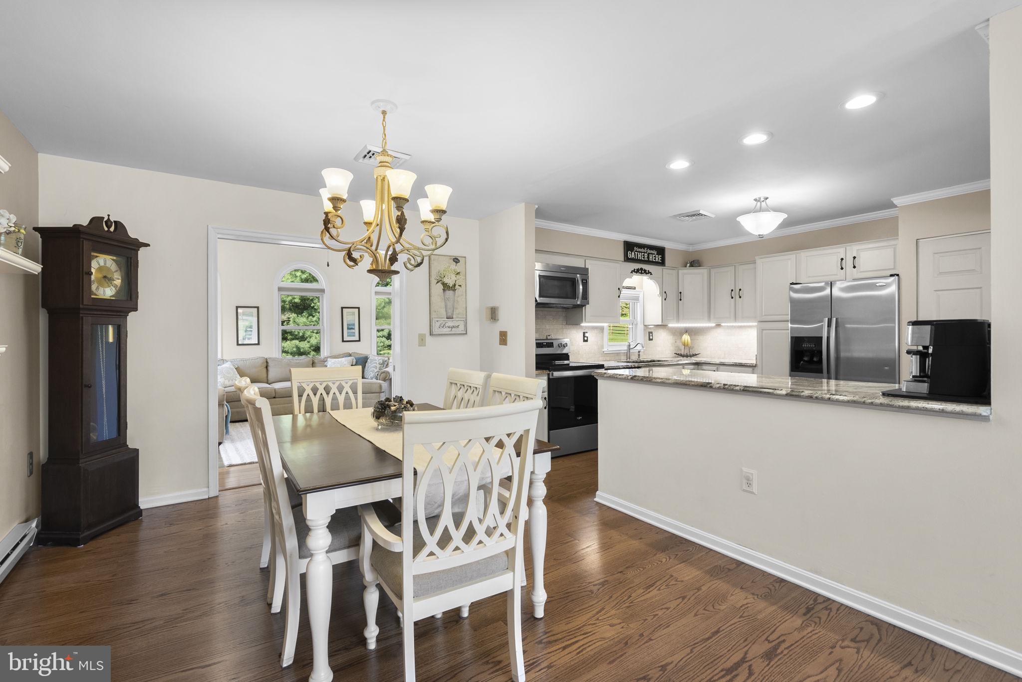 5140 Perry Road Mount Airy, MD 21771 - Photo 9 of 55 Charming kitchen with elegant dining area.