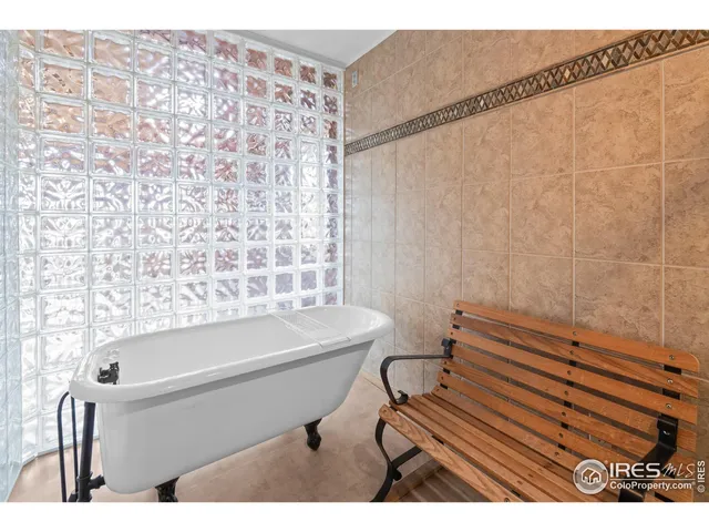 a view of wooden door