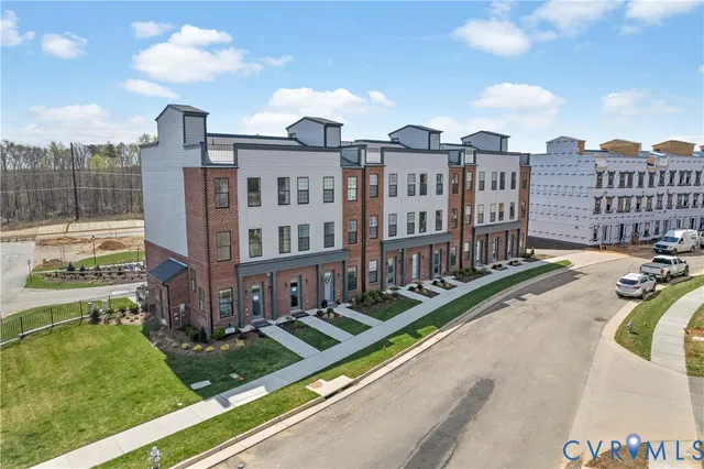a view of a city from a balcony