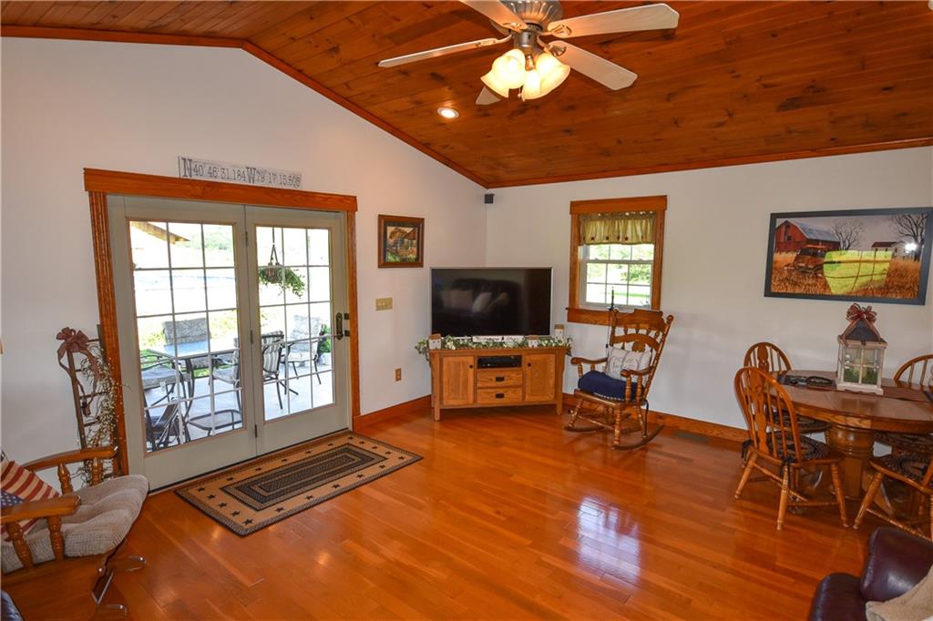 531 White Oak Road Rural Valley, PA 16249 - Photo 3 of 39 a living room with furniture and a flat screen tv