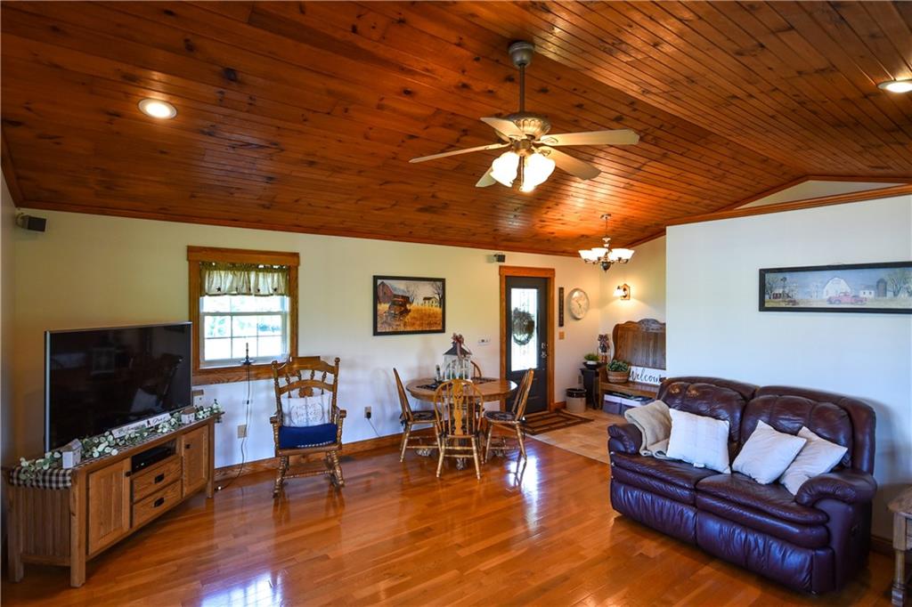 531 White Oak Road Rural Valley, PA 16249 - Photo 5 of 39 a living room with furniture and a flat screen tv