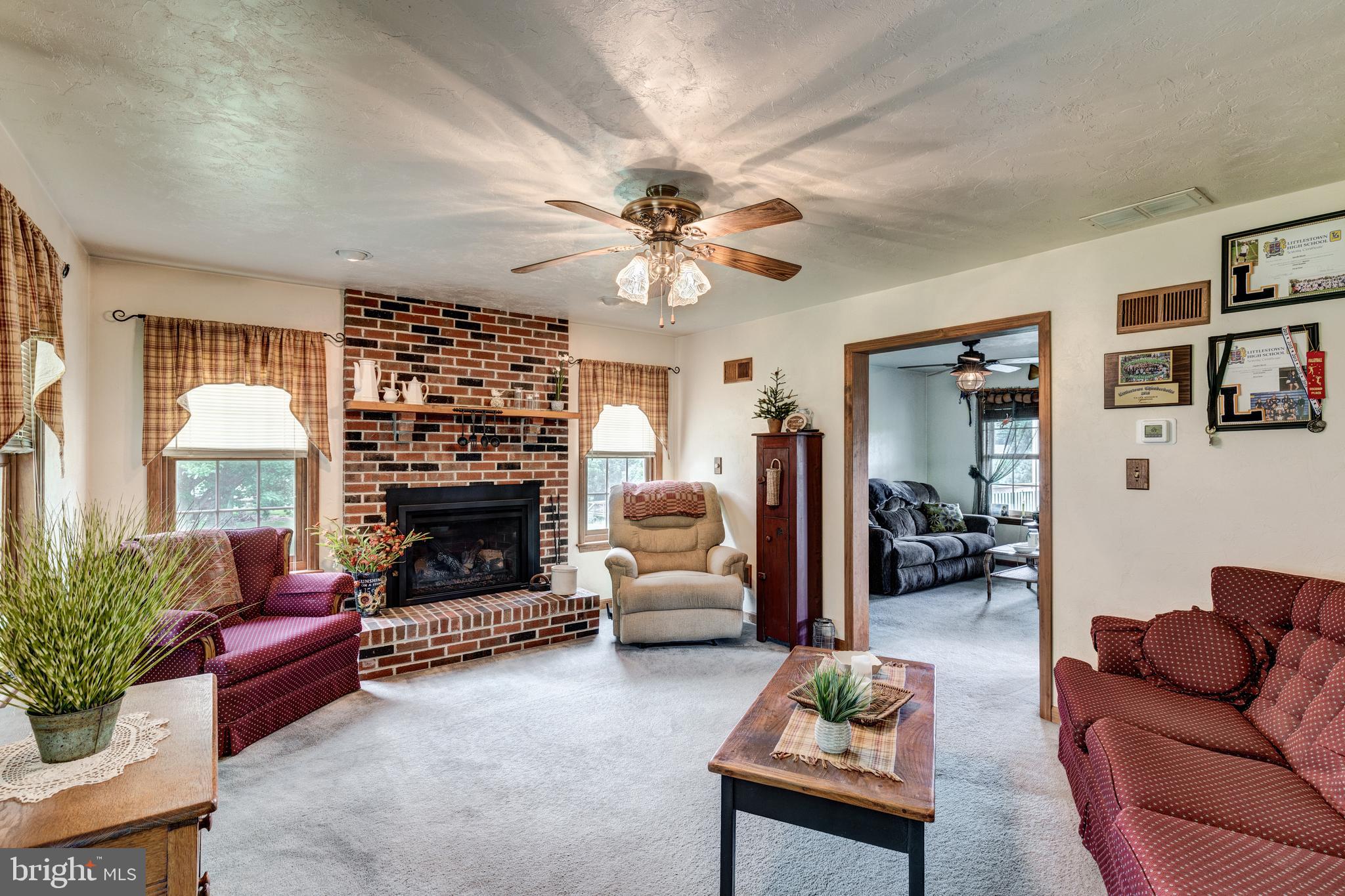 725 Barts Church Road Hanover, PA 17331 - Photo 14 of 48 Living room w/ gas FP