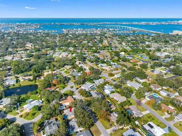 a view of city and ocean