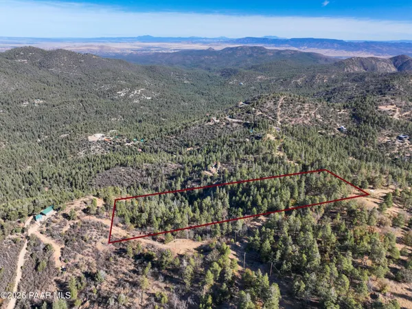 a view of city and mountain