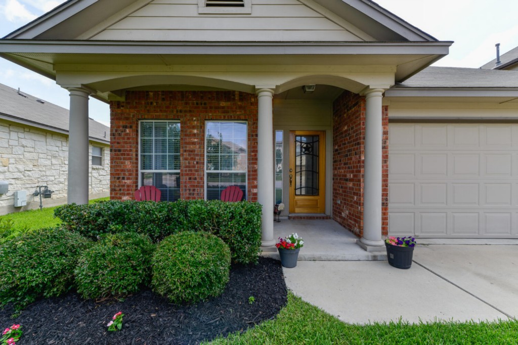 11109 Old Quarry Road Austin, TX 78717 - Photo 1 of 1 a view of the porch and garden