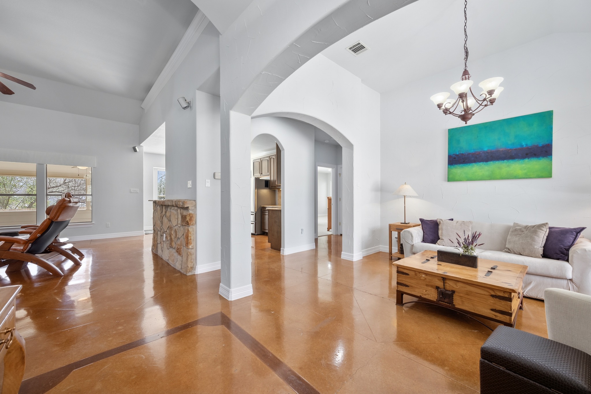 531 Leanna Oaks Loop Manchaca, TX 78652 - Photo 4 of 30 Open layout is light and bright.