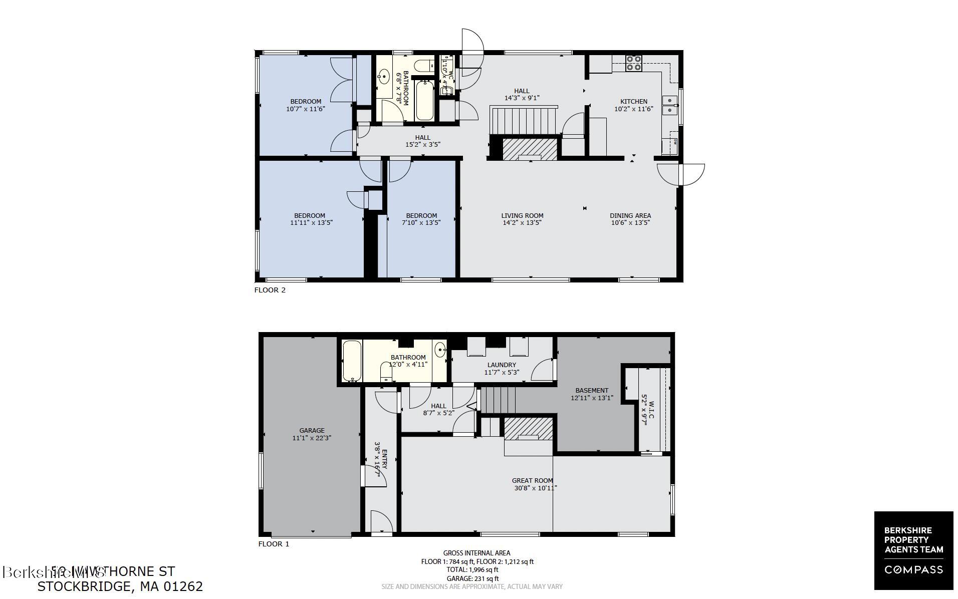 59 Hawthorne Street Stockbridge, MA 01240 - Photo 32 of 32 FLOOR PLAN