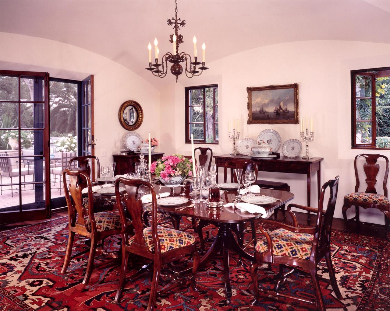 763 Hot Springs Road Montecito, CA 93108 - Photo 5 of 10 a view of a dining room and livingroom view