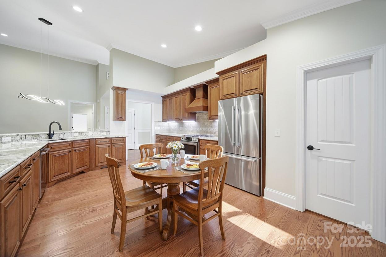 1199 Brunson Road Fort Lawn, SC 29714 - Photo 20 of 48 a view of a dining room with furniture and wooden floor