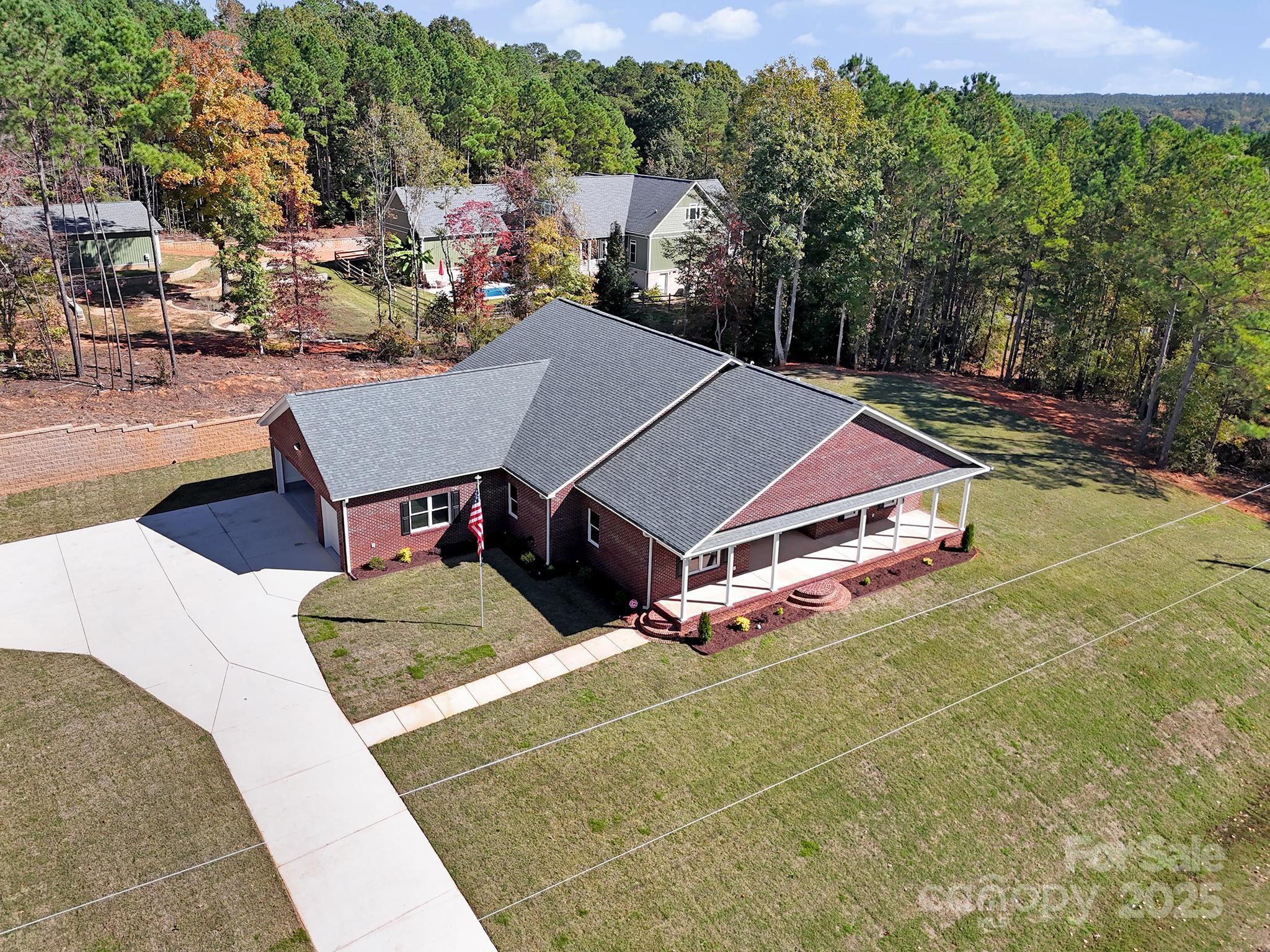 1199 Brunson Road Fort Lawn, SC 29714 - Photo 3 of 48 an aerial view of a house with a yard