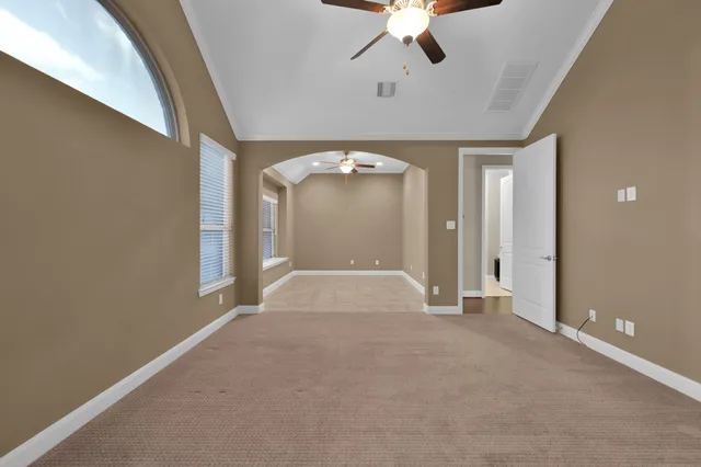 a bathroom with a bathtub and a sink
