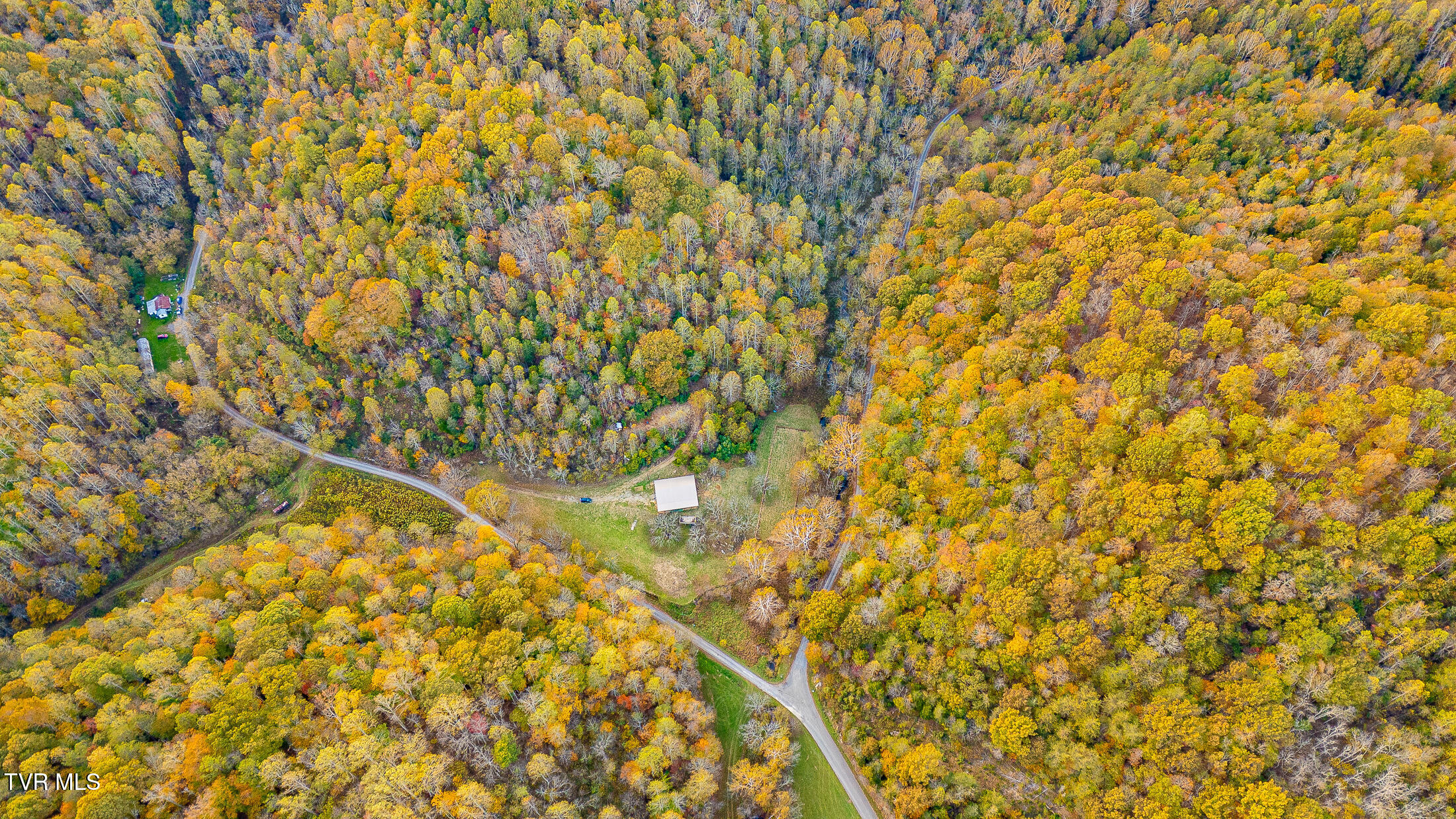 1668 Fowlers Br Road Hiltons, VA 24258 - Photo 37 of 37 aerial in fall