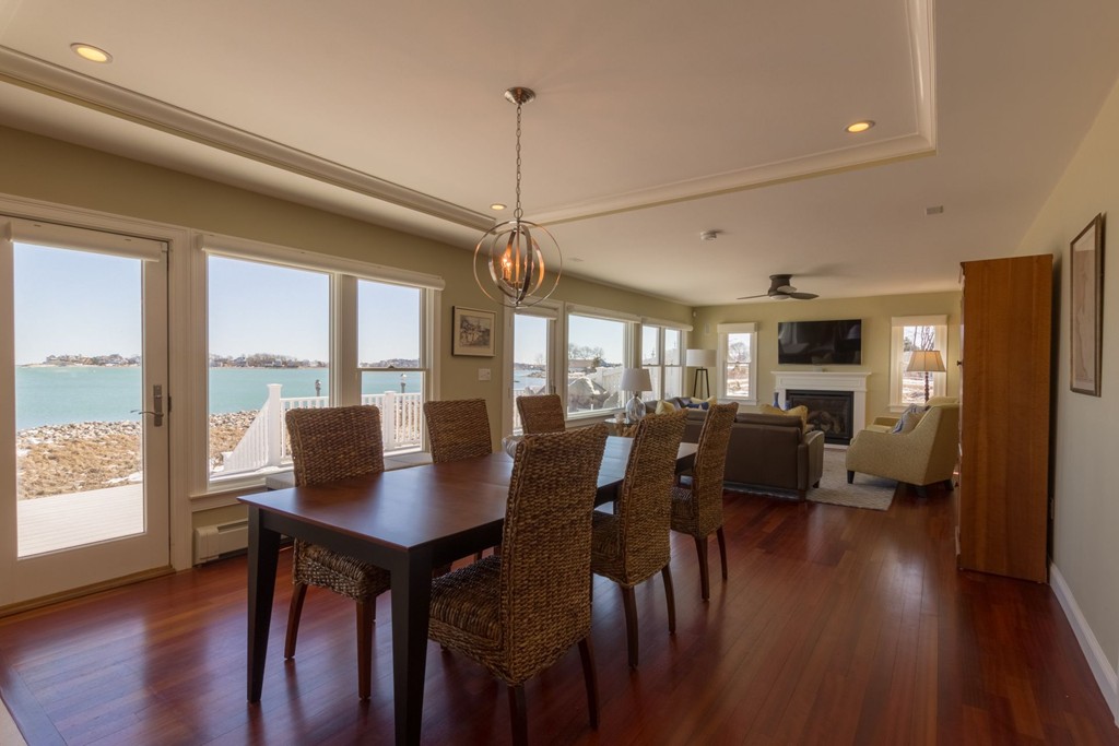 126-128 Jericho Road Scituate, MA 02066 - Photo 10 of 29 a view of a dining room with furniture window and wooden floor
