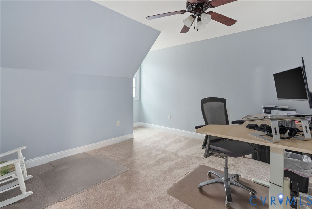 8825 First Branch Lane Chesterfield, VA 23838 - Photo 41 of 63 Bedroom 4, currently shown as an office with doubl